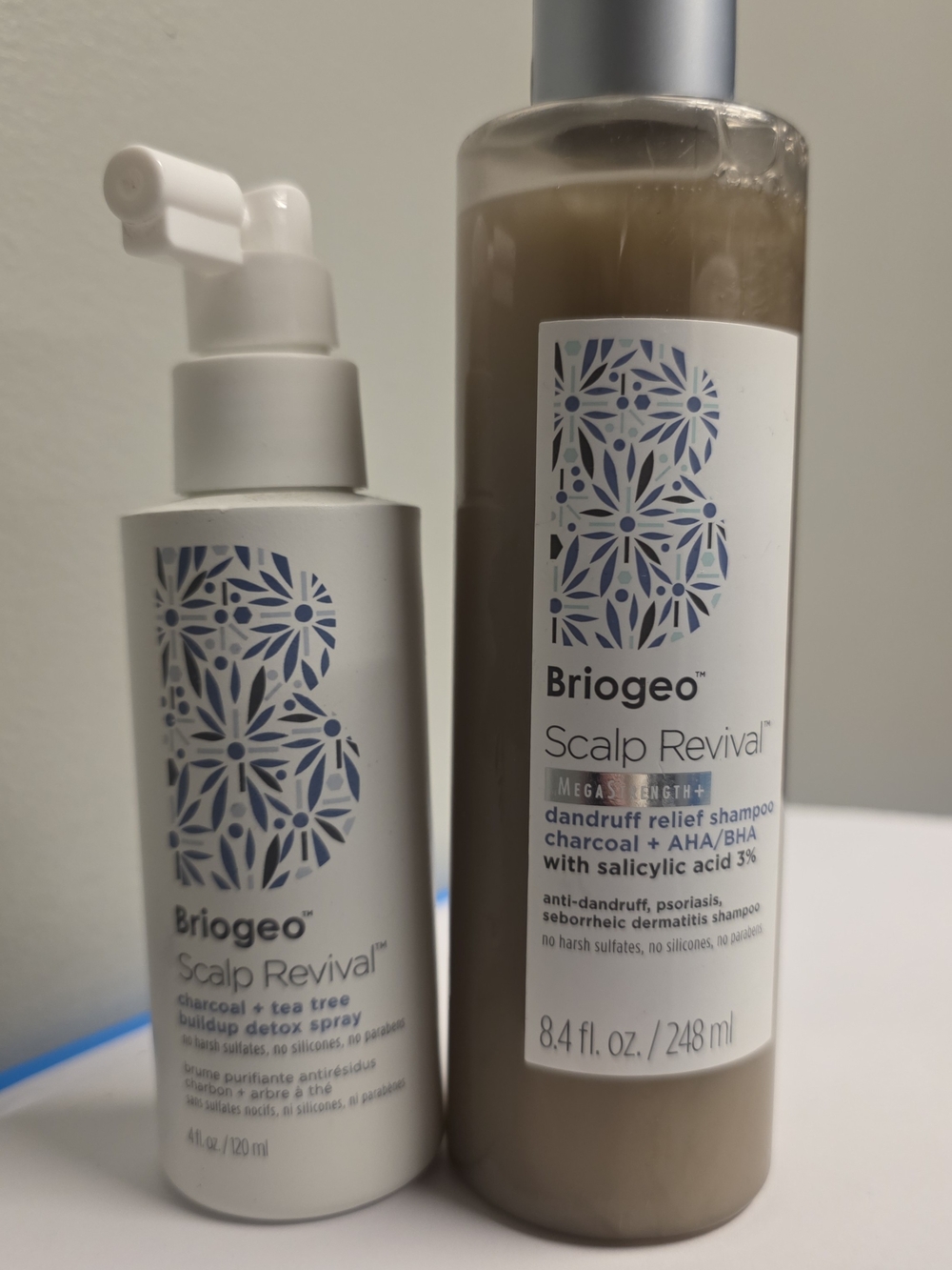 Briogeo Scalp Revival Set Dandruff Relief Shampoo & Buildup Detox Spray Bundle